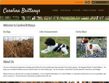 Tablet Screenshot of carolinabrittanys.com